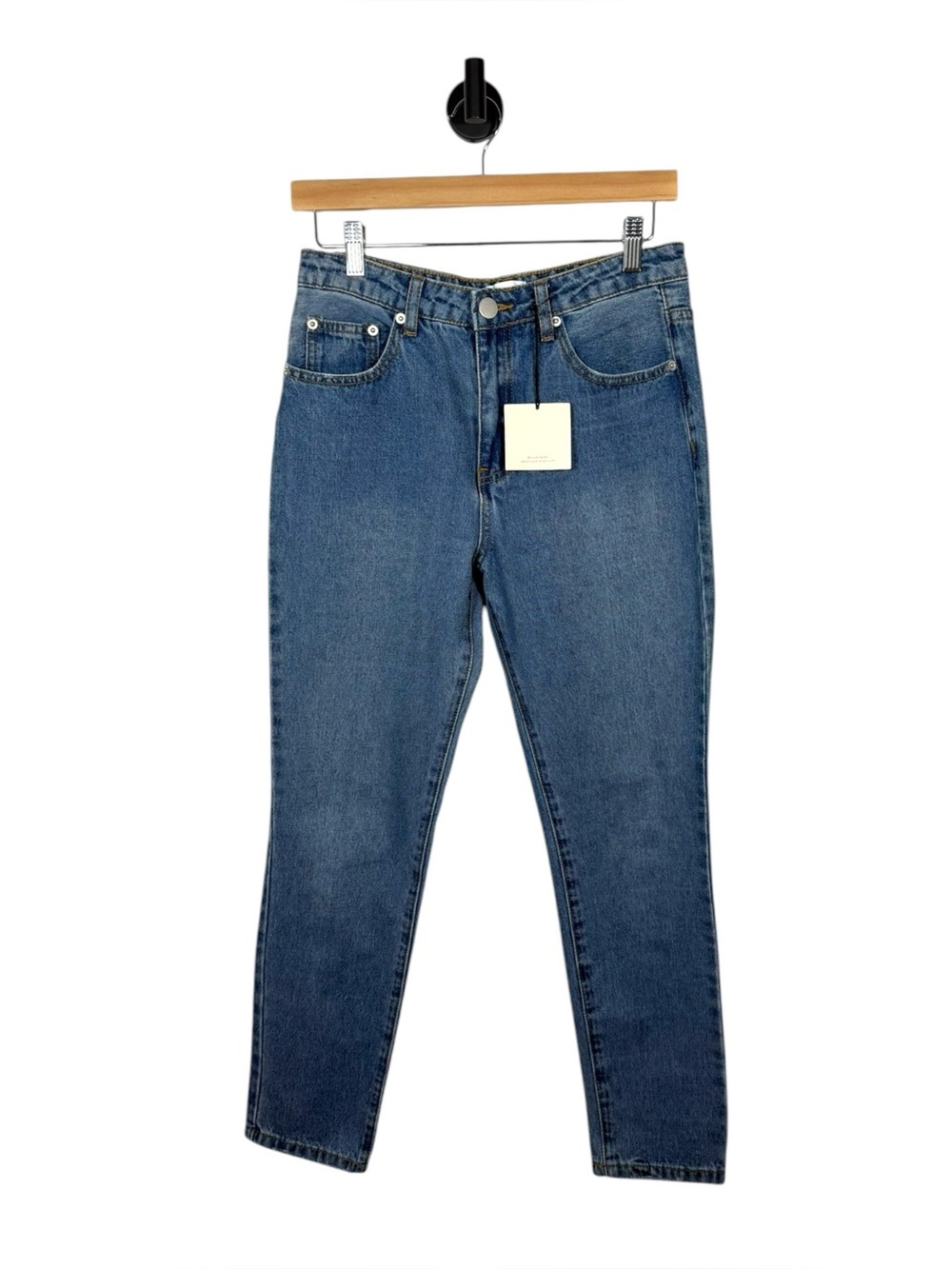 Superdown Relaxed Fit Straight Leg Jeans Blue Denim Size 27 NWT